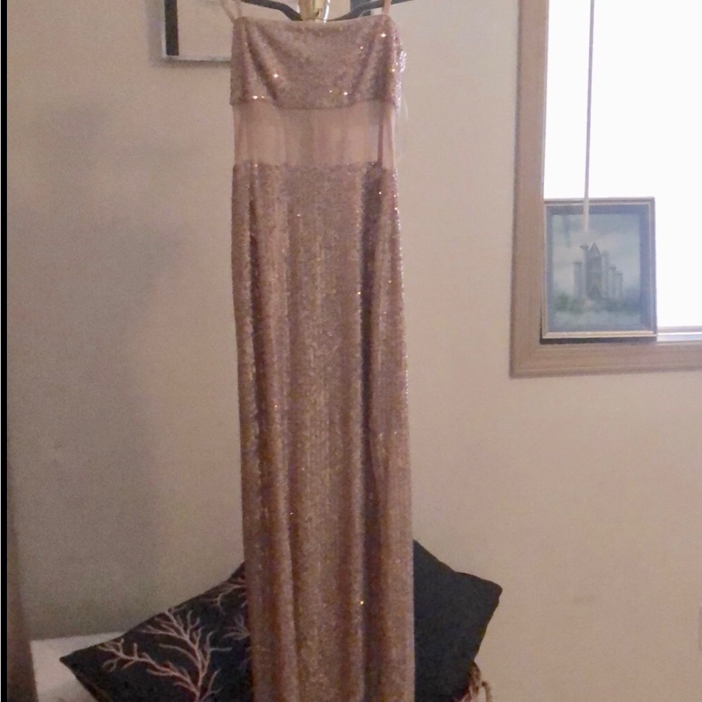 BCBMaxAzria Corset Sequin dress size XS New - Picture 3 of 10